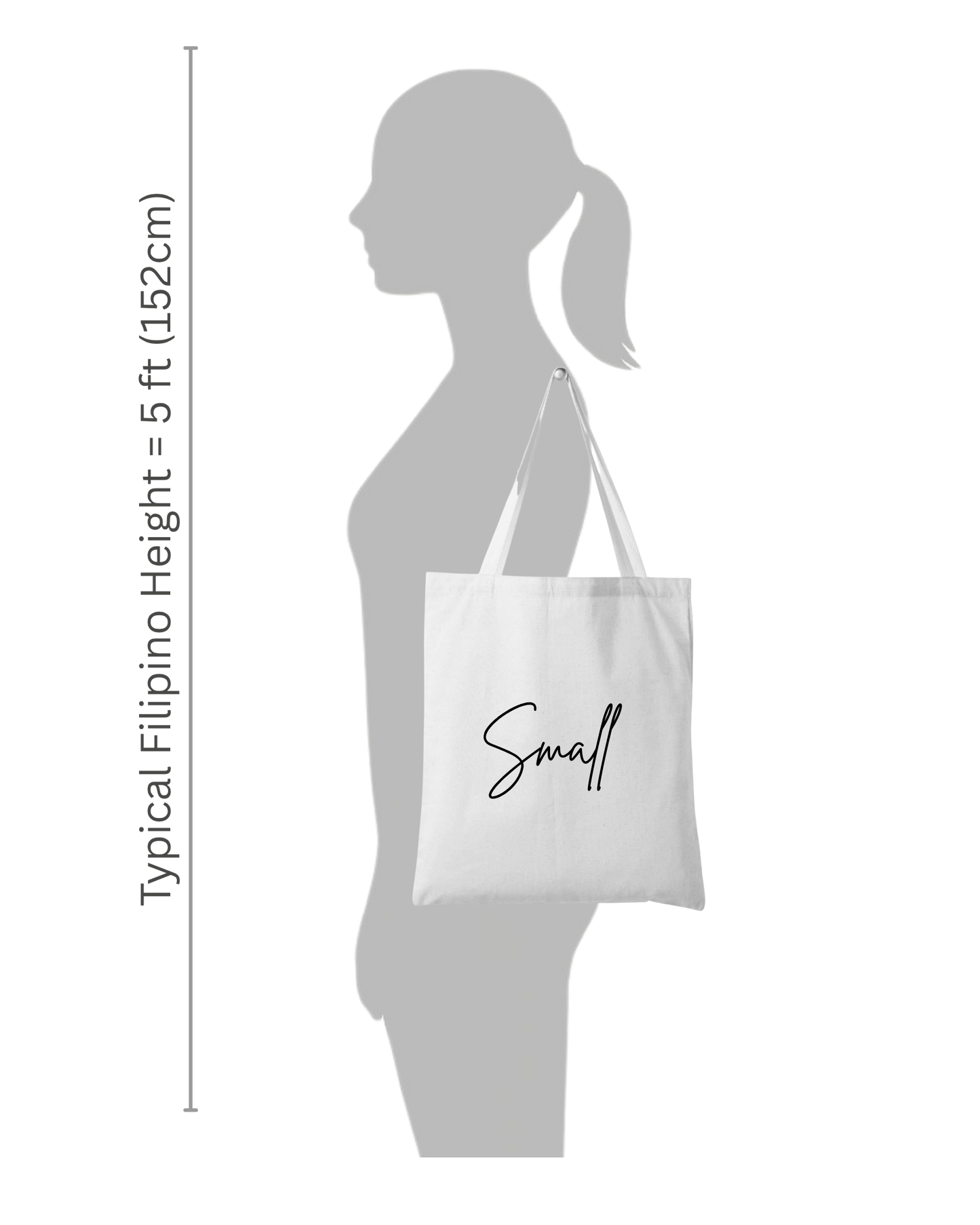 50 Pieces Small Flat Tote Bag Lightweight 606 K (190 gsm)