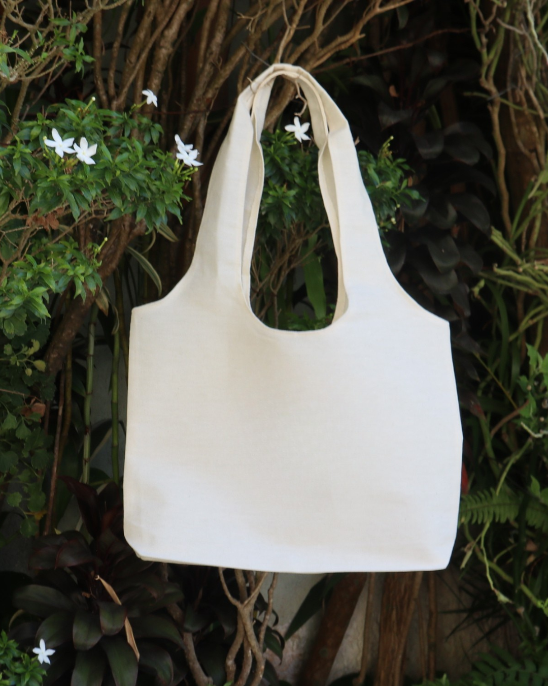 50 Pieces Hobo Totebag Lightweight 606 (190gsm) Cream Color