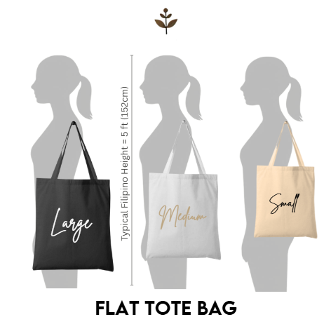 50 Pieces Medium Flat Totebag Semi Midweight (250gsm) cream color